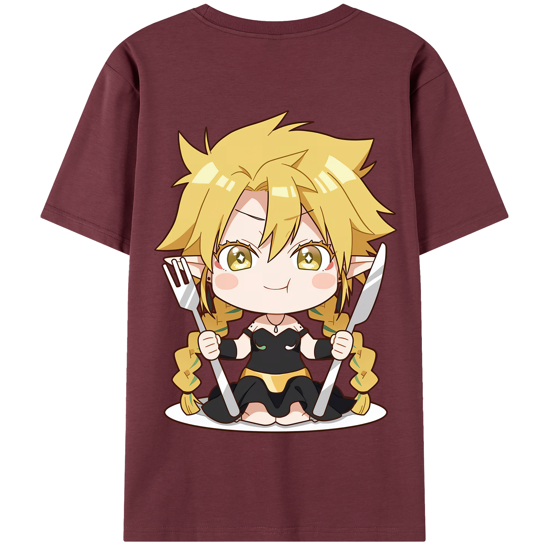 （画像用） 転スラ Regarding Reincarnated to Slime 綿100％半袖Tシャツ（背面プリント）